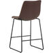 Cal 39.5 inch Antique Brown Counter Stool, Set Of 2